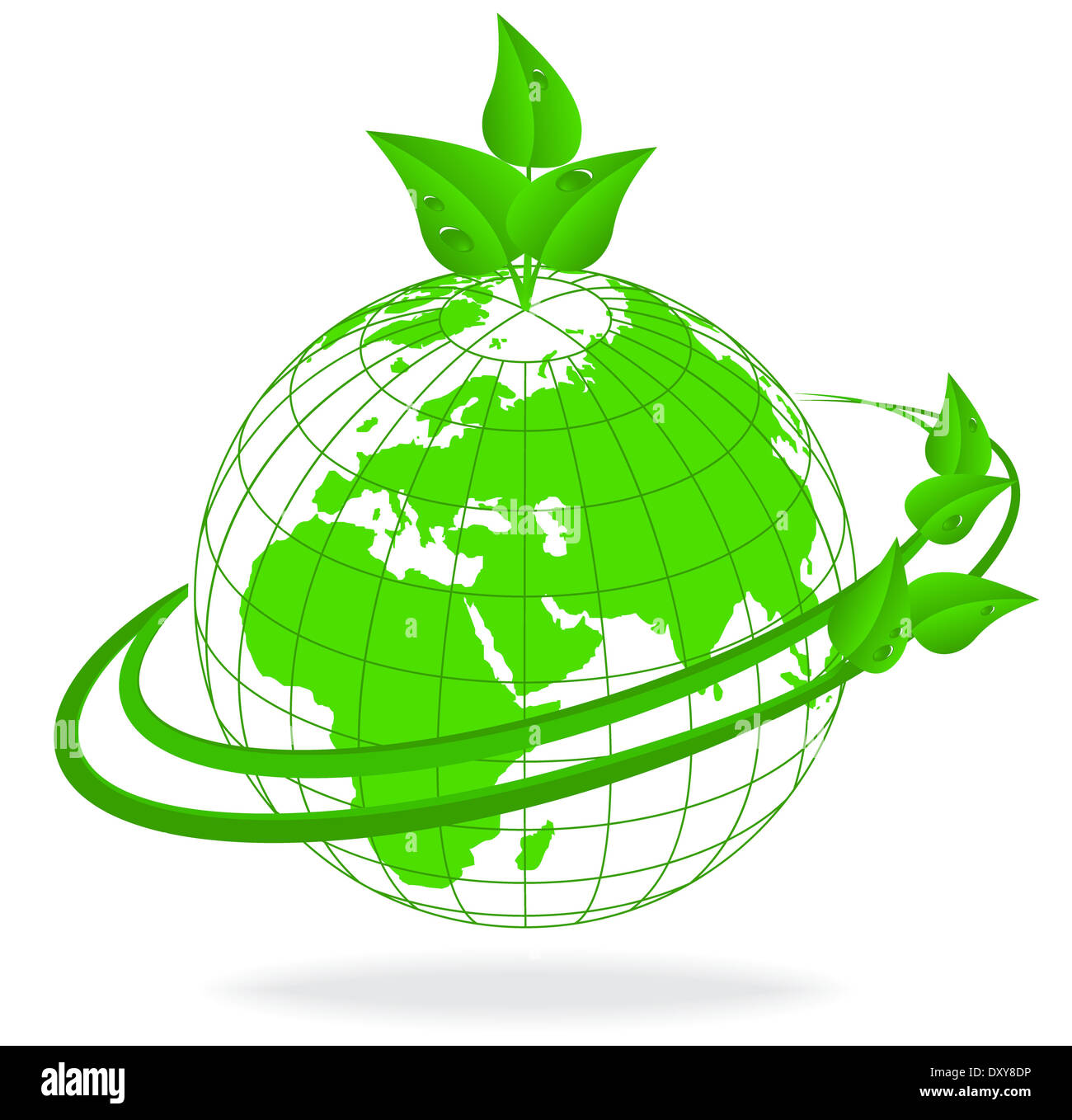 ecology of the planet earth vector illustration Stock Photo - Alamy