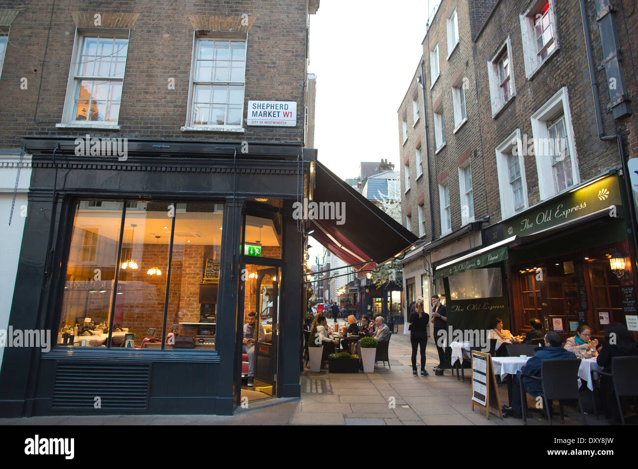 Shepherd Market, Mayfair, Central London, England, UK Stock Photo Alamy