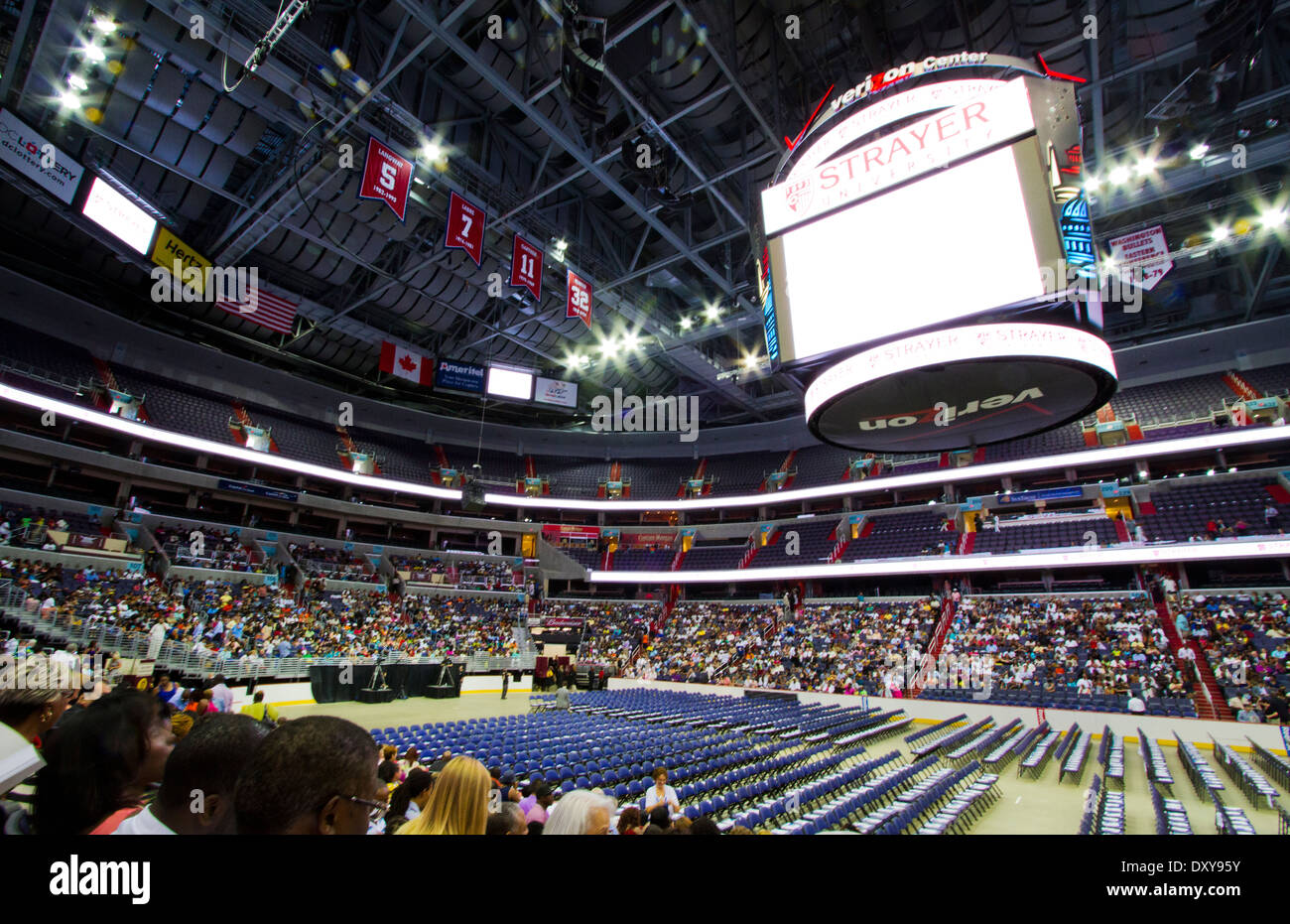 Strayer University graduation at Verizon Center in Washington DC Stock