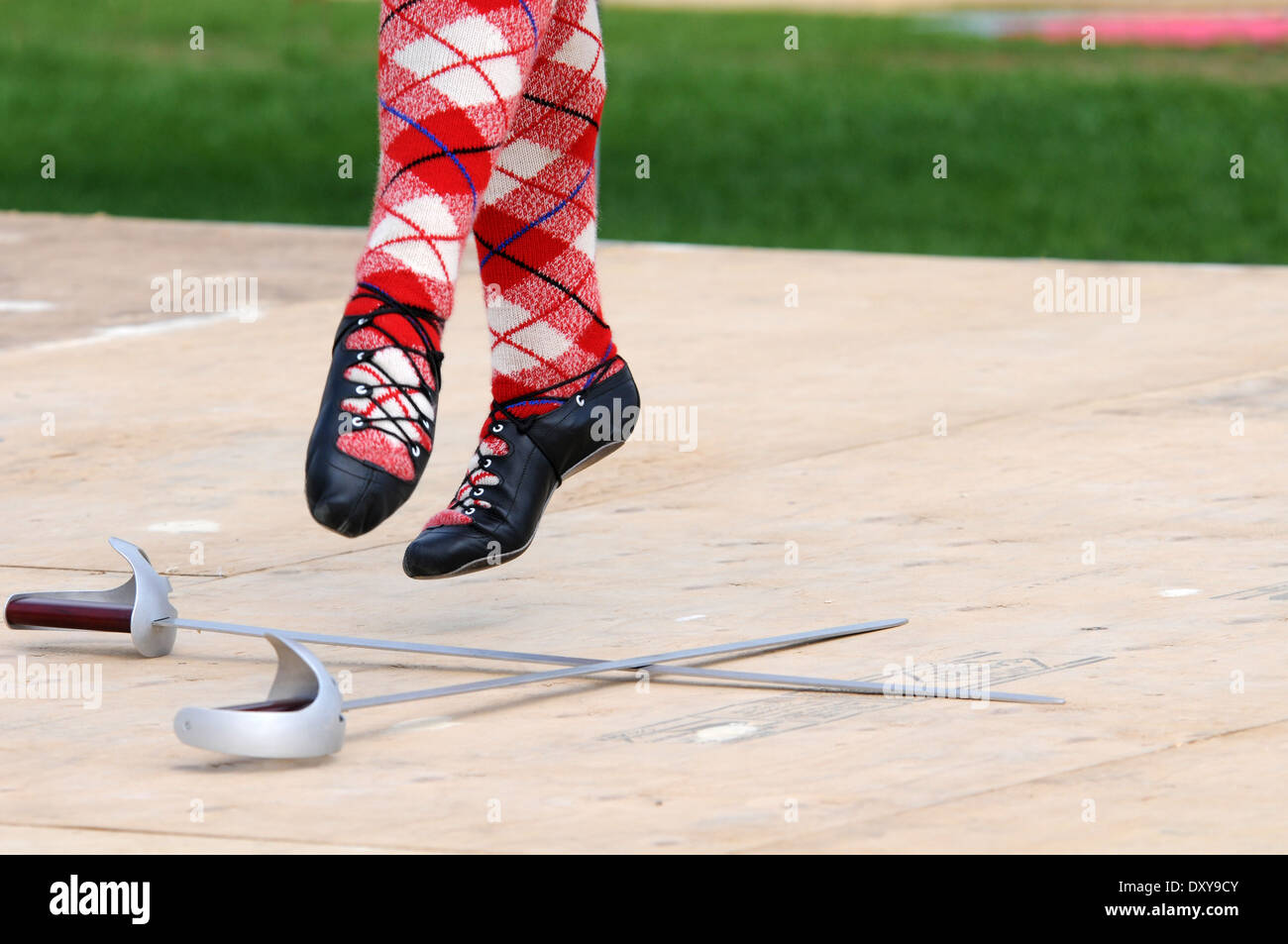 Scottish sword dance Stock Photo Alamy