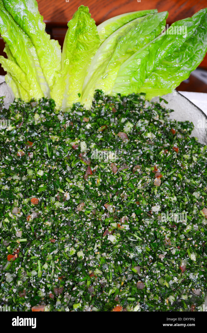 Vegetable Salad ,Tabula Stock Photo