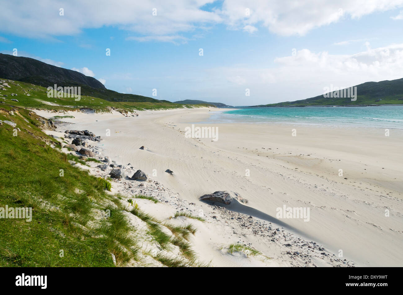 The beach of Triàgh Mheilen near Huisinis, Harris, Western Isles, Scotland, UK. Stock Photo