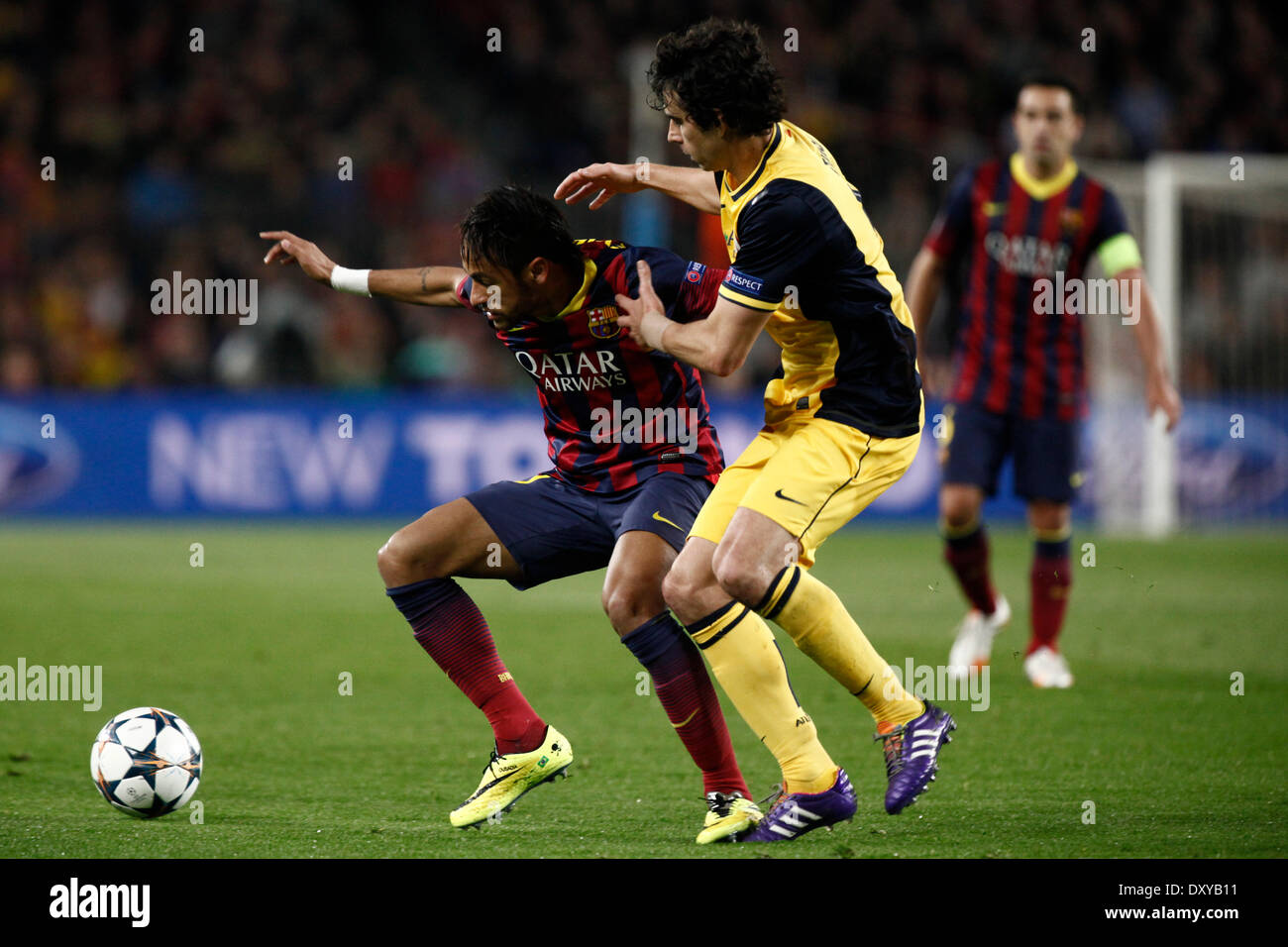neymar-barcelona-2014-champions-league-hi-res-stock-photography-and