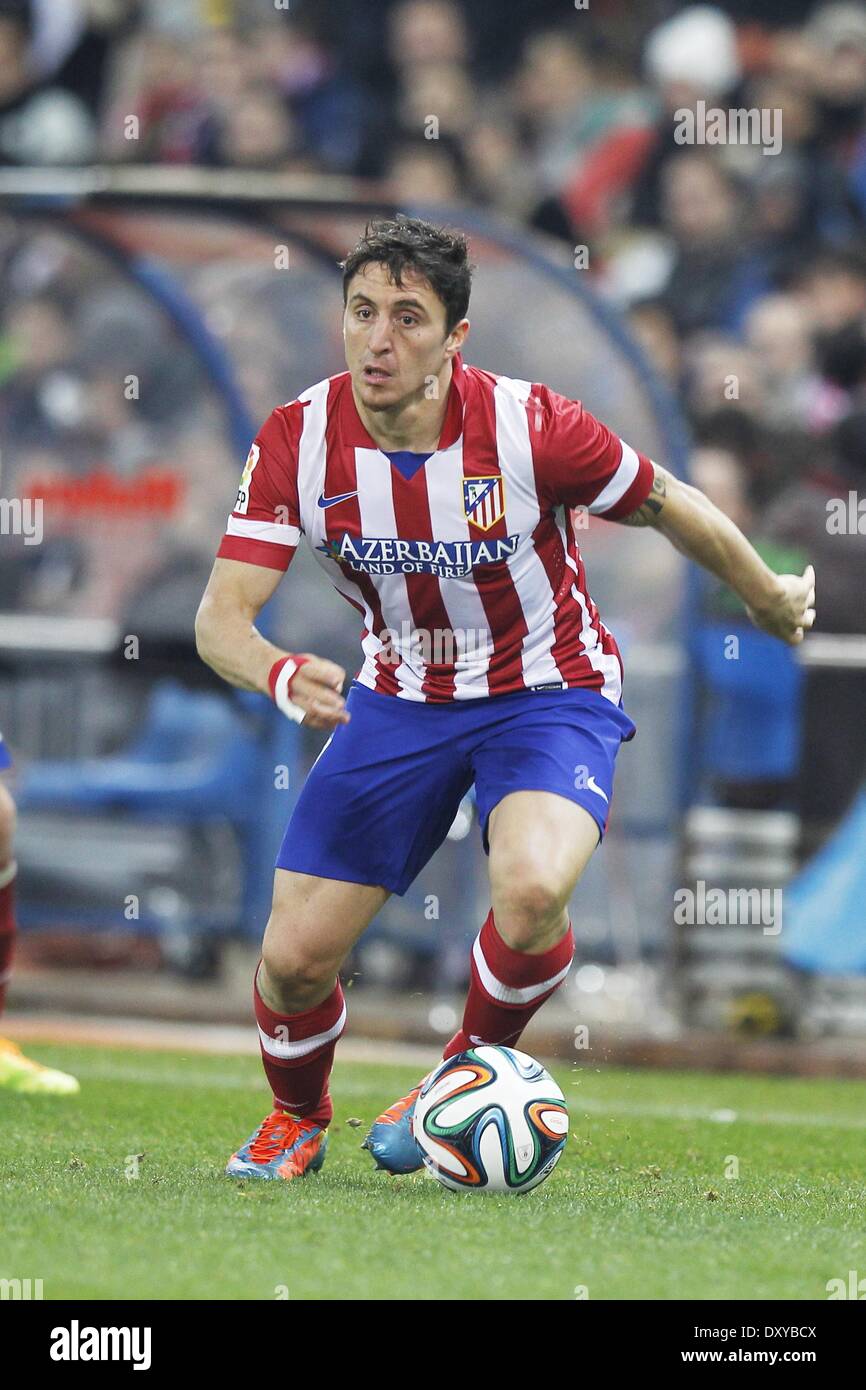 Madrid, Spain. 11th Feb, 2014. Cristian Rodriguez (Atletico) Football/Soccer : Spanish "Copa del Rey" match between Atletico de Madrid and Real Madrid, at the Vicente Calderon Stadium in Madrid, Spain . © AFLO/Alamy Live News Stock Photo