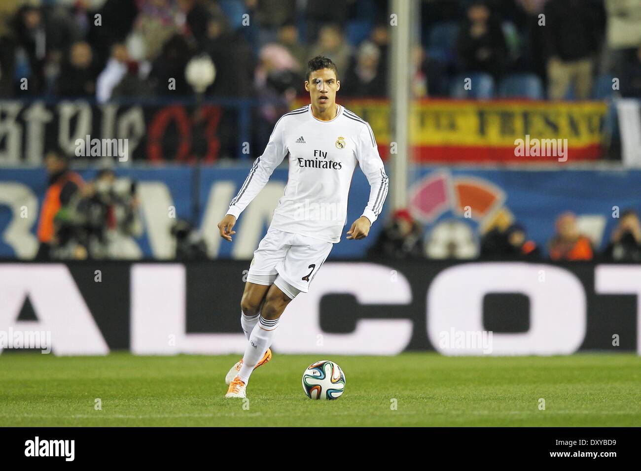 Madrid, Spain. 11th Feb, 2014. Raphael Varane (real) Football Soccer 