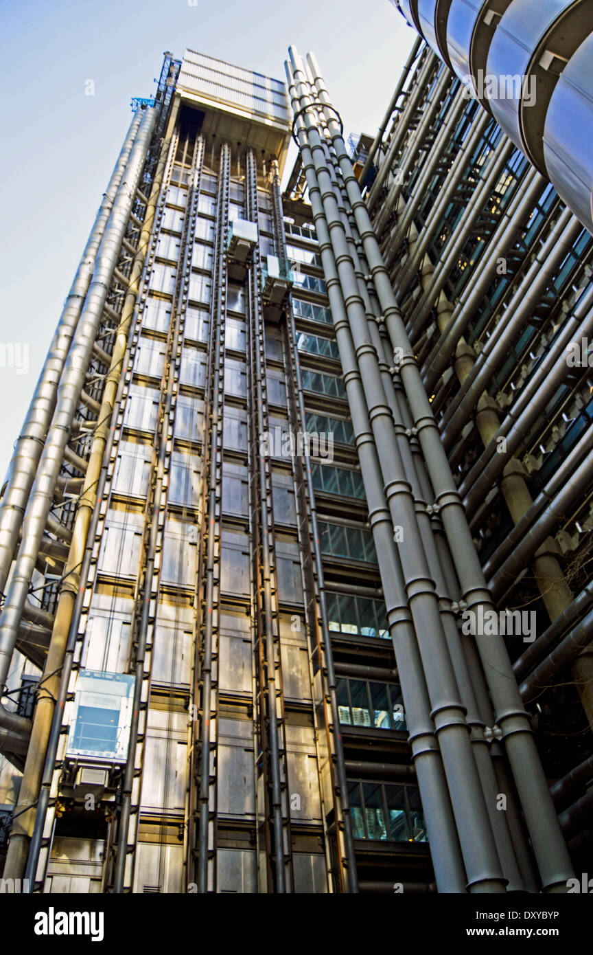 Lloyd's Building, Lime Street, City of London, London, England, United Kingdom Stock Photo