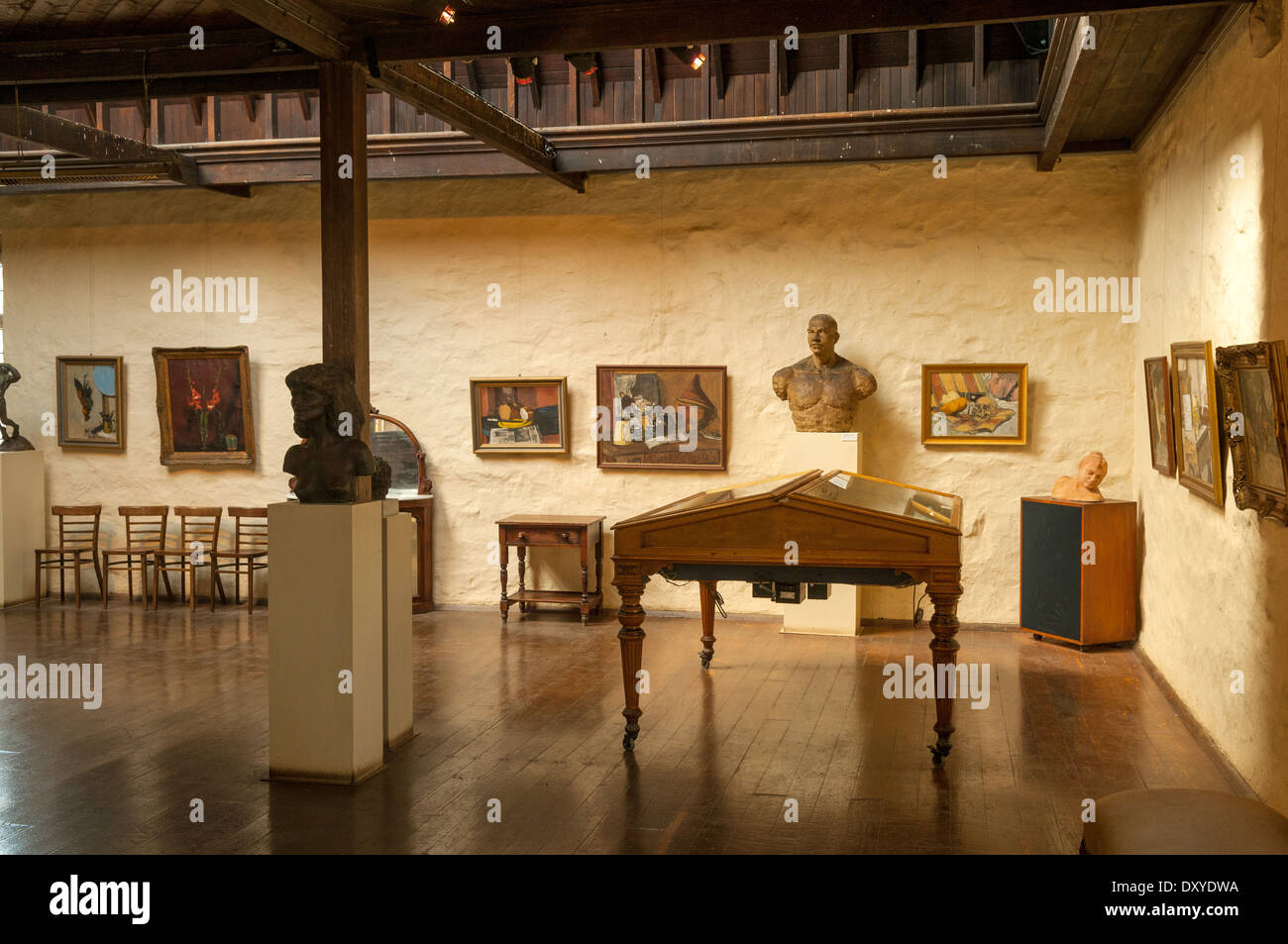 Art Exhibition in Great Hall, Montsalvat, Eltham, Victoria, Australia