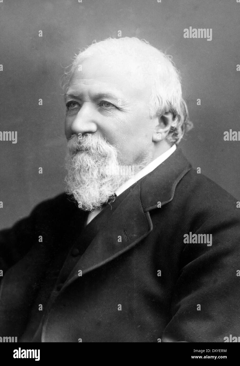 ROBERT BROWNING (1812-1889) English poet and playwright about 1888 Stock Photo