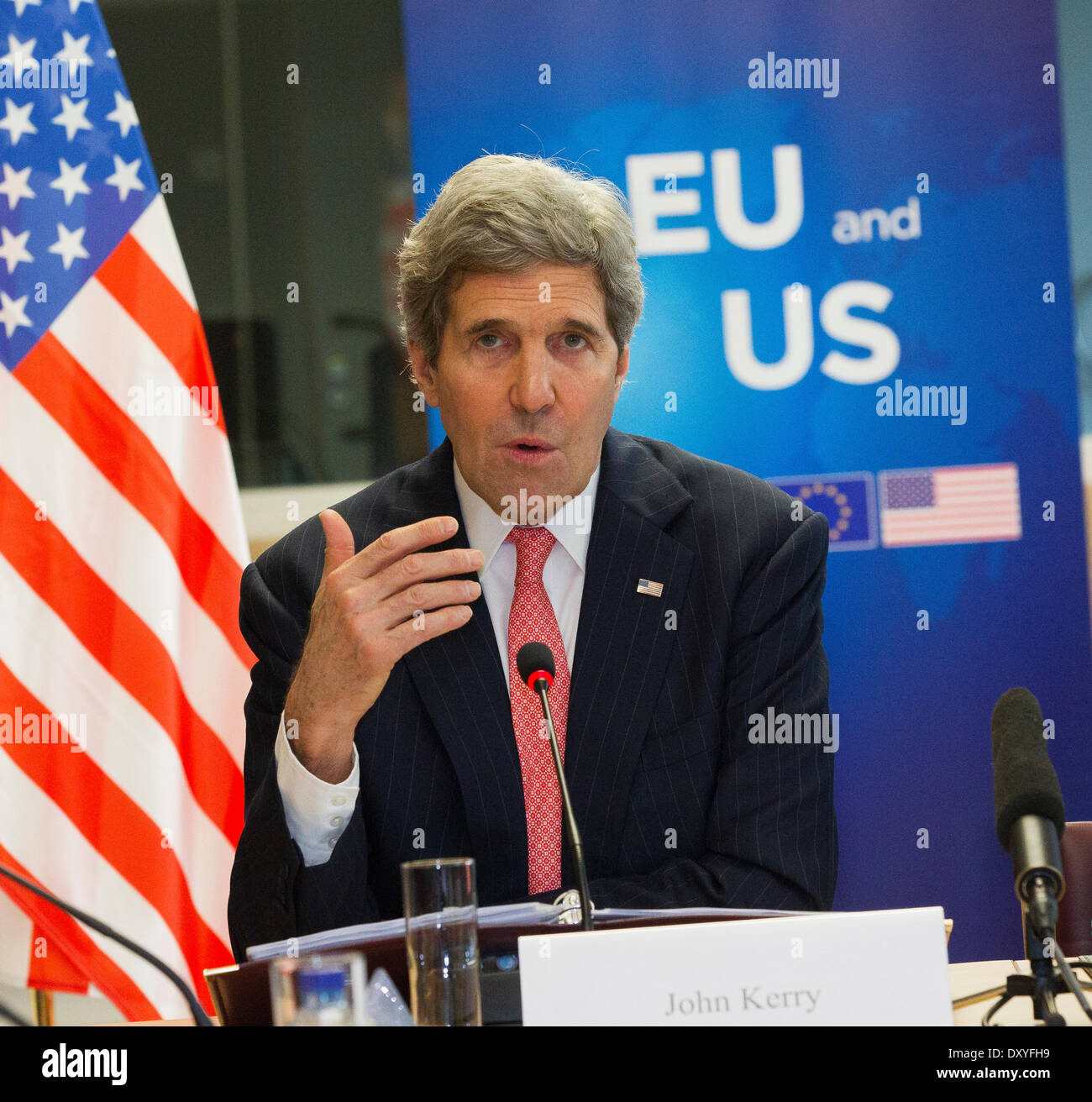 united states US Secretary of State John Kerry Stock Photo