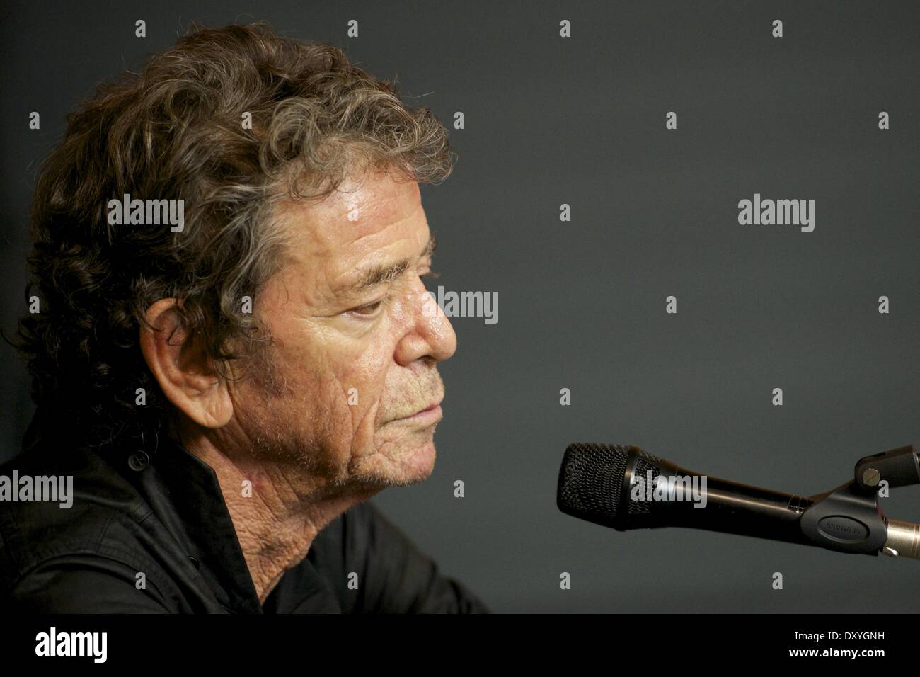 Singer Reed Exhibit of singer Lou Reed's photography at the Matadero Featuring: Lou ...