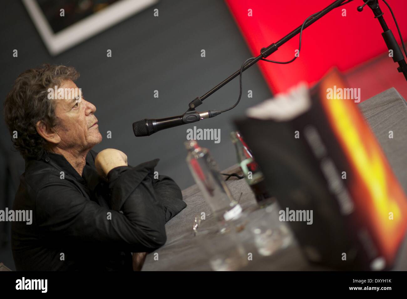 Exhibit of singer Lou Reed's photography at the Matadero Featuring: Lou ...