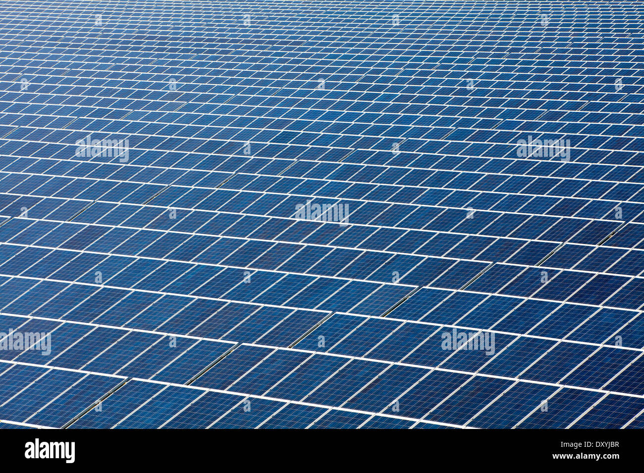 Open space solar photovoltaic plant, Troisdorf Solar, F+S, Troisdorf-Oberlar, Germany, Europe Stock Photo