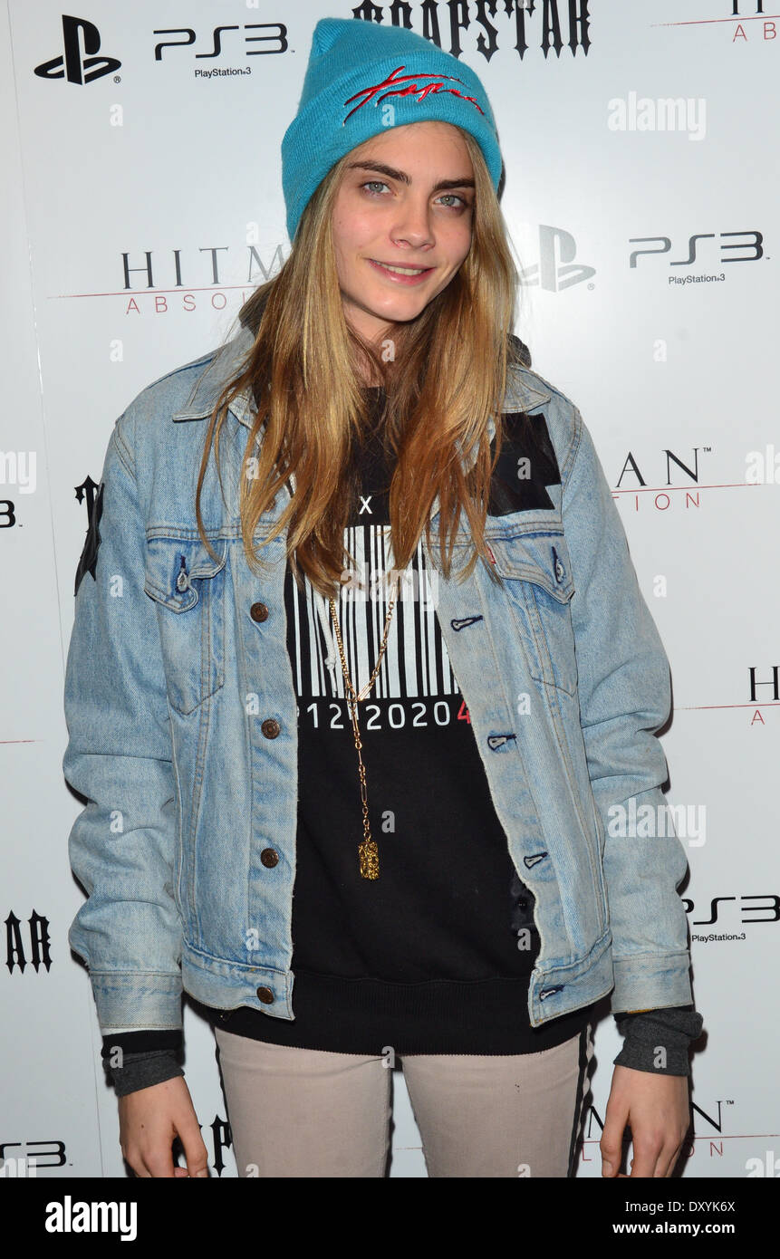 The Trapstar X Hitman Launch party held at Concrete Featuring: Cara Delevingne Where: London England When: 19 Nov 2012 Stock Photo