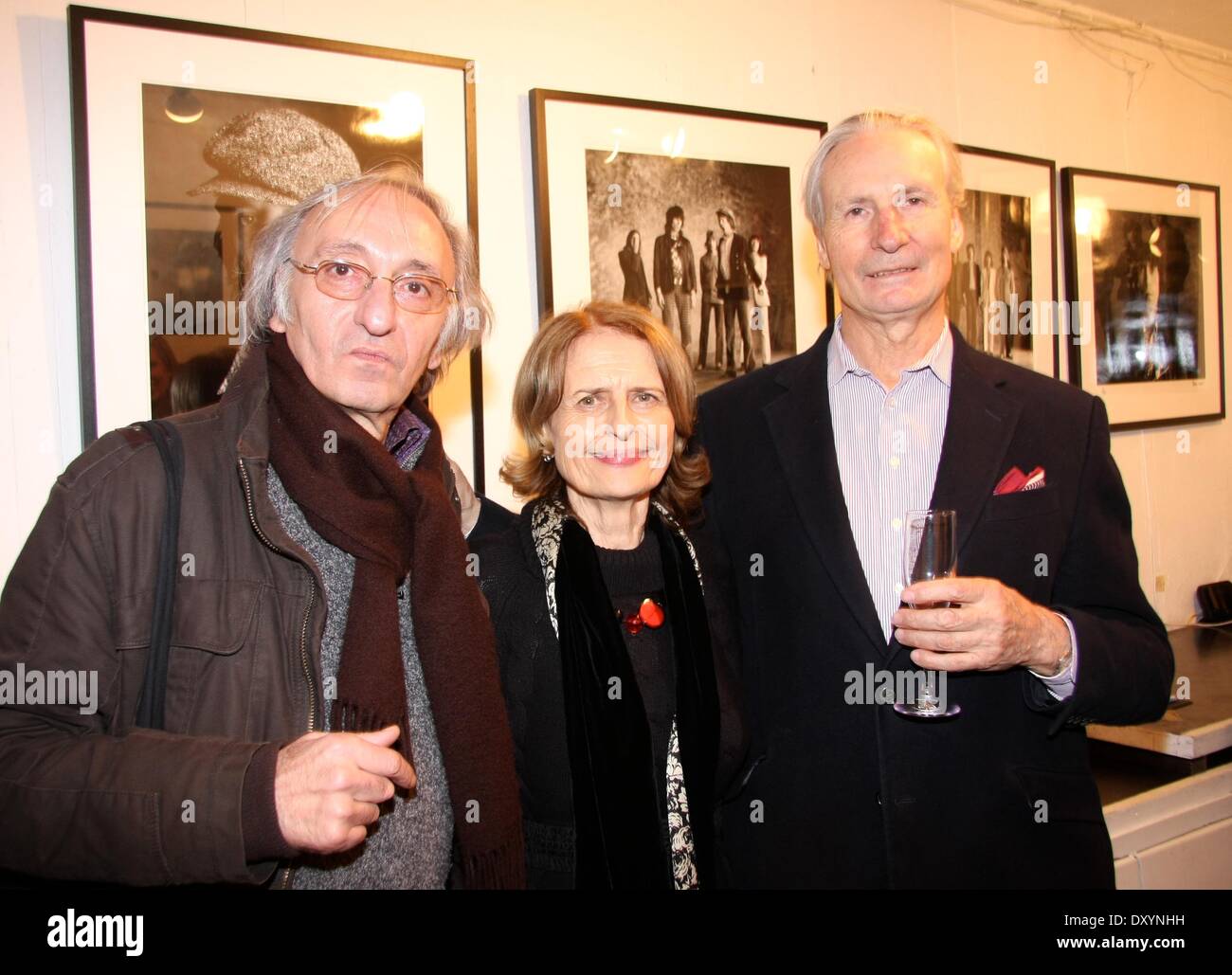 Brown Sugar on Main Street: Unseen Images of The Rolling Stones private viewing session at the Zebra Gallery Featuring: Dominique Tarle,Peter Webb Where: London United Kingdom When: 22 Nov 2012 Stock Photo