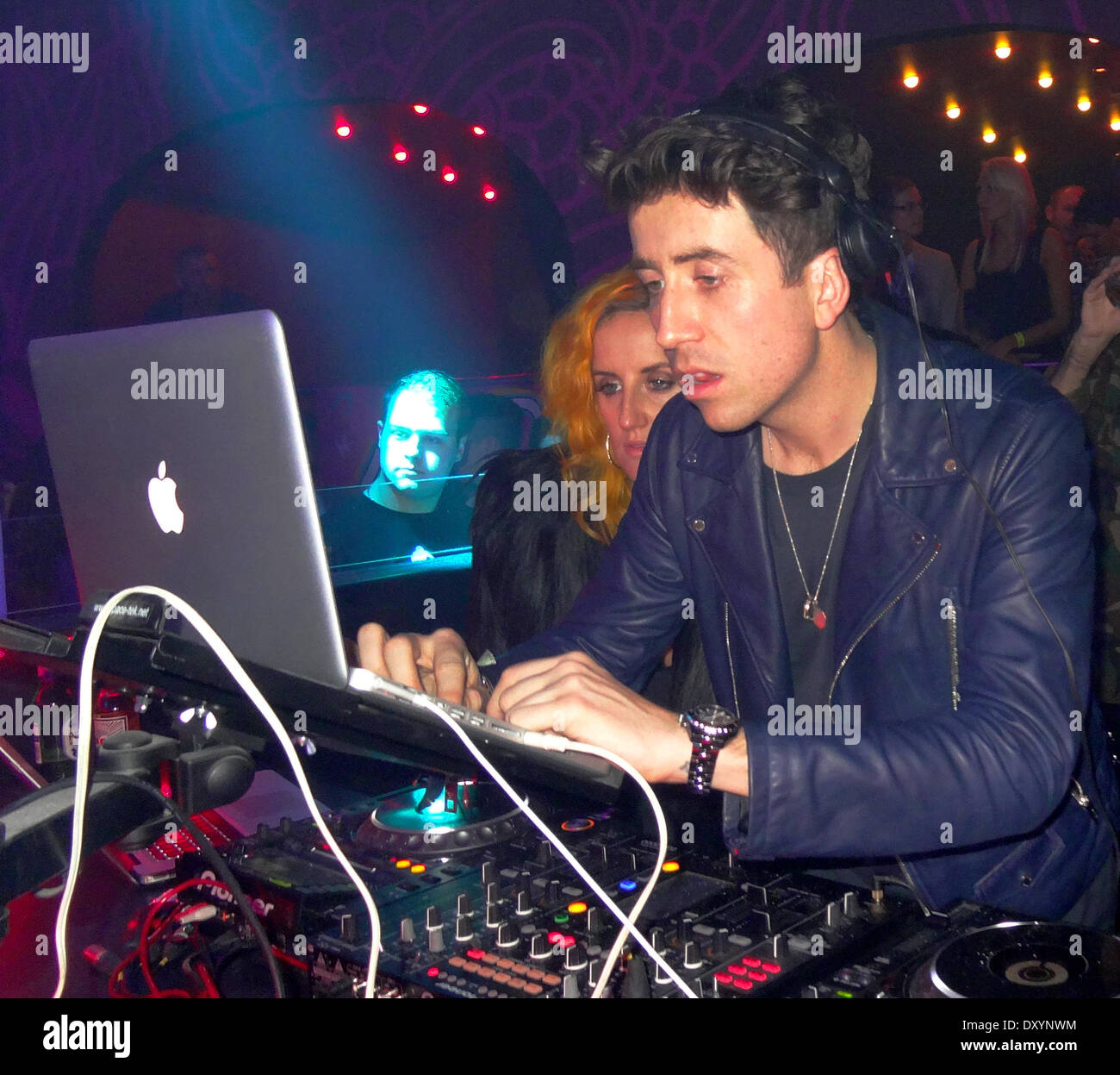 Radio 1 breakfast DJ Nick Grimshaw performs a set at the