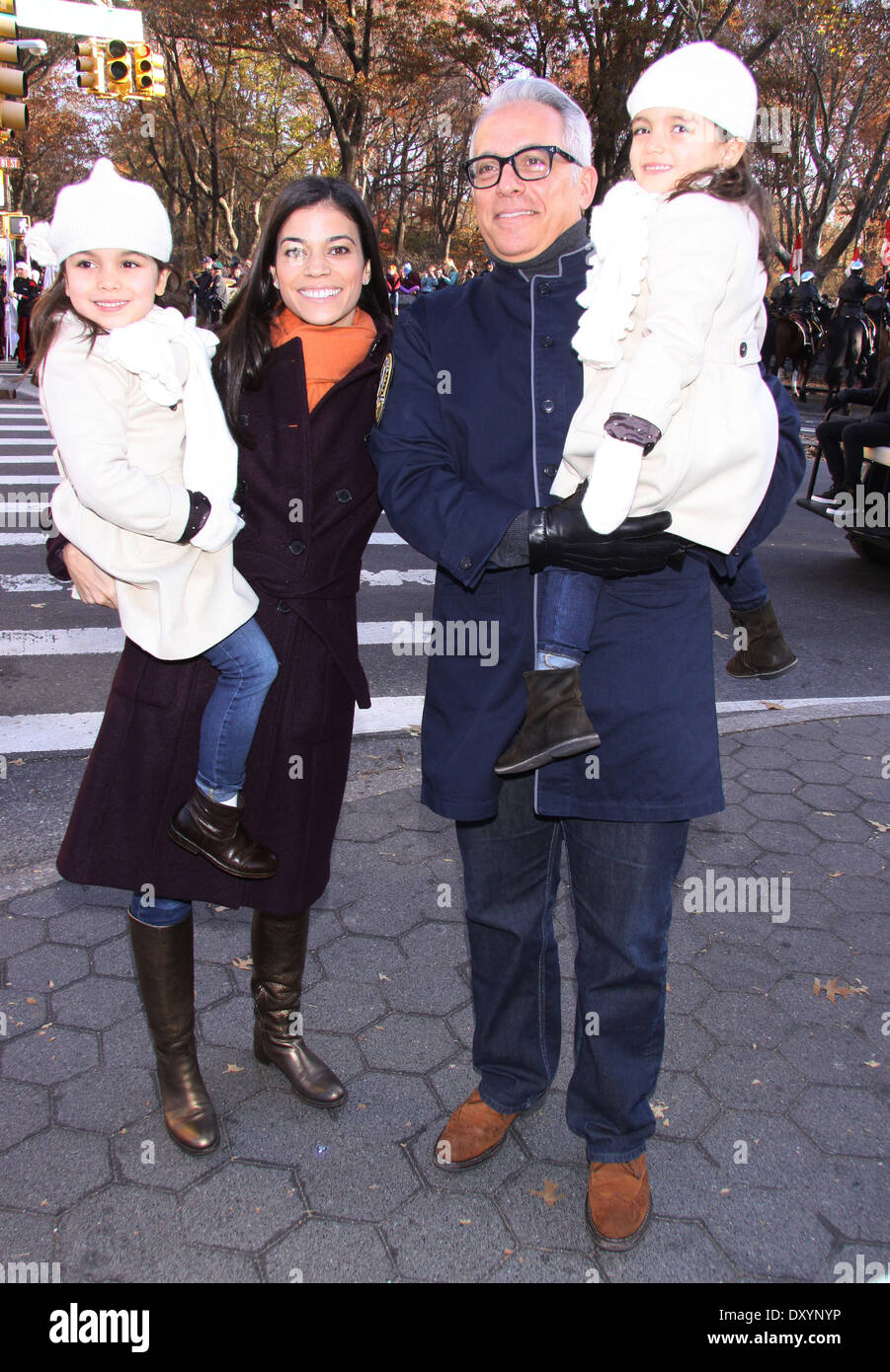 86th Annual Macy's Thanksgiving Day Parade Featuring: Margaret Anne Williams,Geoffrey Zakarian,family Where: New York City USA When: 22 Nov 2012 Stock Photo