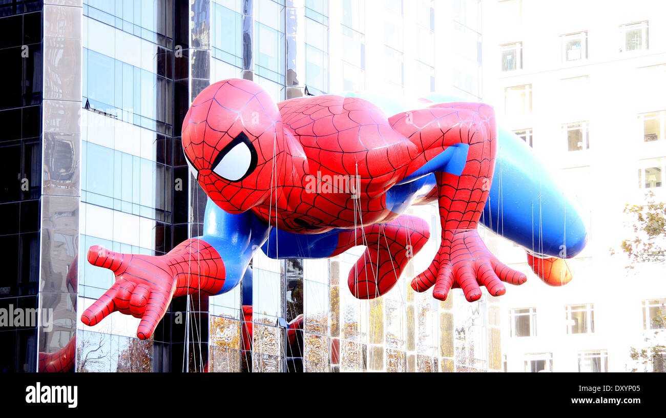 86th Annual Macy's Thanksgiving Day Parade Featuring: Spider-Man Where ...