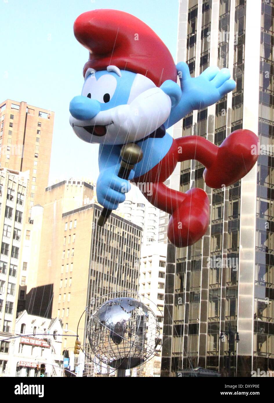 86th Annual Macy's Thanksgiving Day Parade Featuring: Papa Smurf Where ...