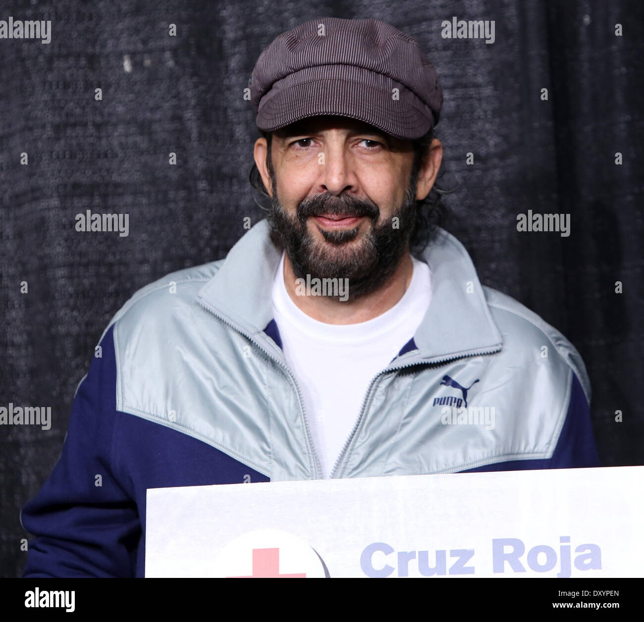 Hurricane Sandy benefit concert at the Barclays Center Featuring: Juan Luis Guerra Where: New York United States When: 24 Nov 2012 Stock Photo