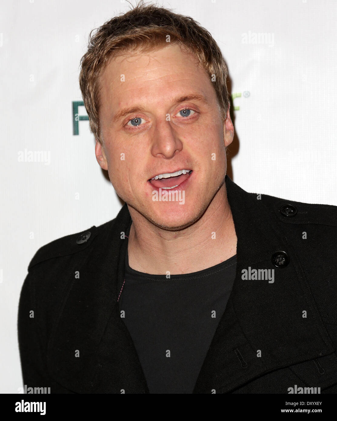 The Los Angeles premiere of 'Certainty' at Laemmle Music Hall - Arrivals Featuring: Alan Tudyk Where: Los Angeles California USA When: 27 Nov 2012 Stock Photo