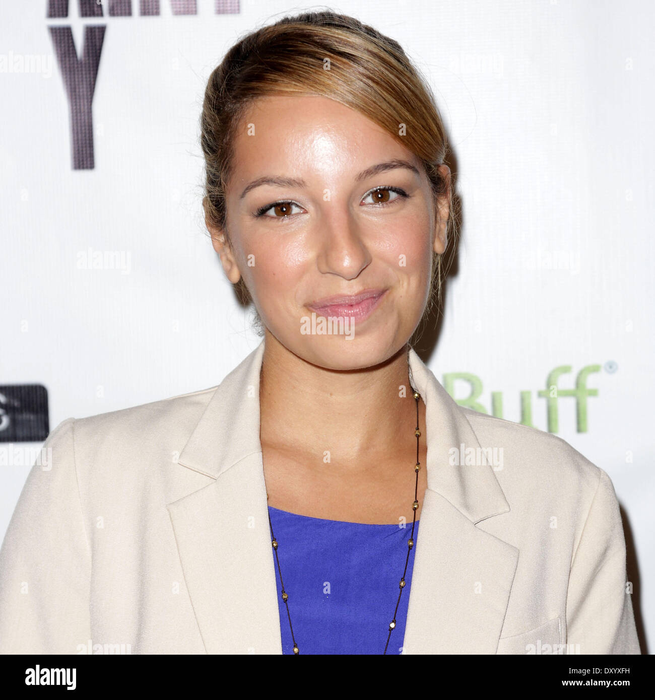 The Los Angeles premiere of 'Certainty' at Laemmle Music Hall - Arrivals Featuring: Vanessa Lengies Where: Los Angeles California USA When: 27 Nov 2012 Stock Photo