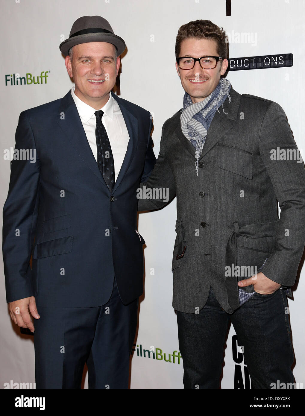 The Los Angeles premiere of 'Certainty' at Laemmle Music Hall - Arrivals Featuring: Mike O'Malley,Matthew Morrison Where: Los Angeles California USA When: 27 Nov 2012 Stock Photo