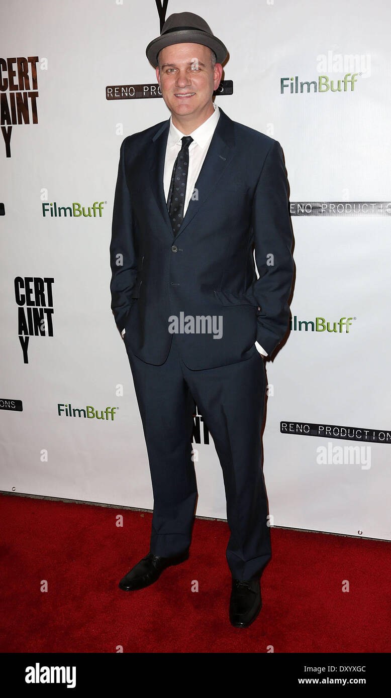 The Los Angeles premiere of 'Certainty' at Laemmle Music Hall - Arrivals Featuring: Mike O'Malley Where: Los Angeles California USA When: 27 Nov 2012 Stock Photo