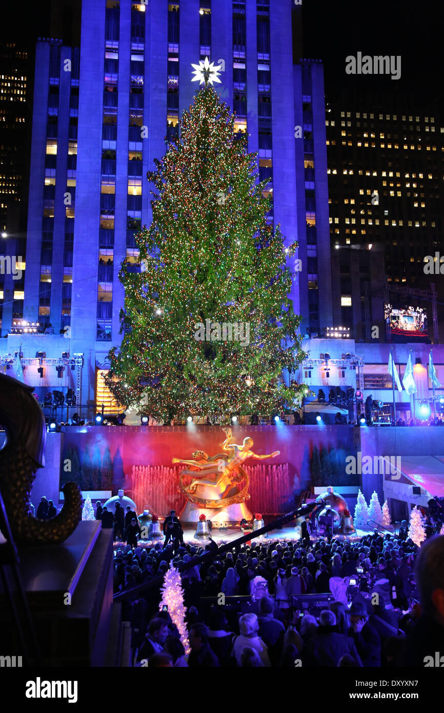 The 80th Annual Rockefeller Center Christmas Tree Lighting Ceremony at