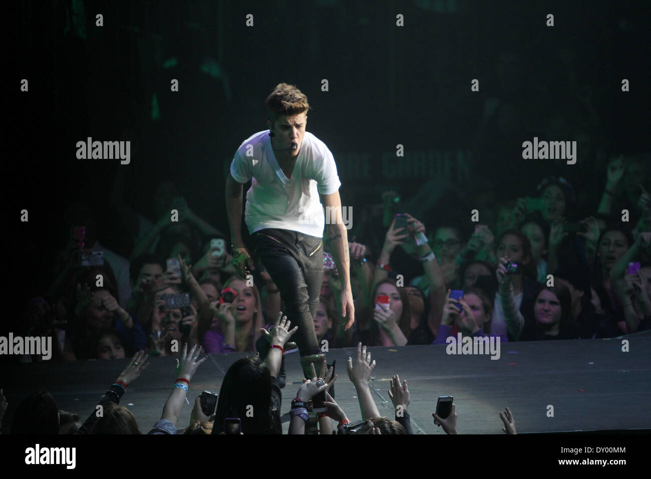 Justin Bieber Concert At Madison Square Gardens With Supporting