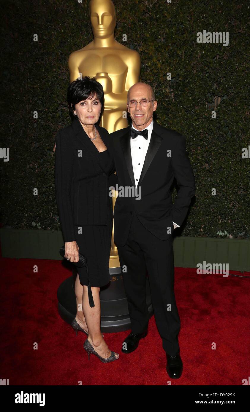 The Academy of Motion Pictures Arts and Sciences' Governors Awards - Arrivals Featuring: Jeffrey Katzenberg with wife Marilyn Katzenberg Where: Los Angeles California United States When: 02 Dec 2012 Stock Photo