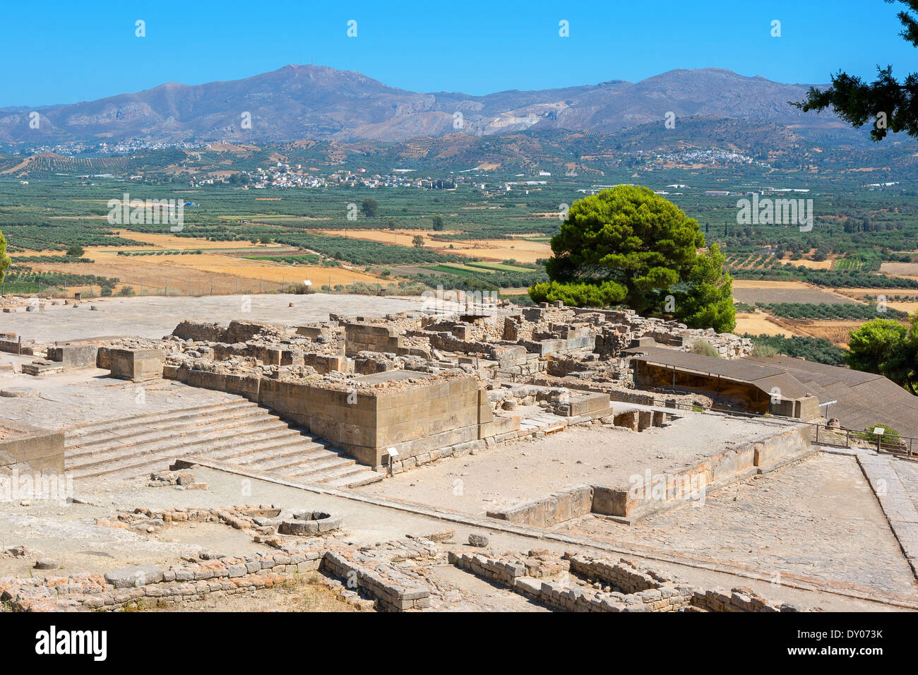 Palace of Phaistos. Crete, Greece Stock Photo