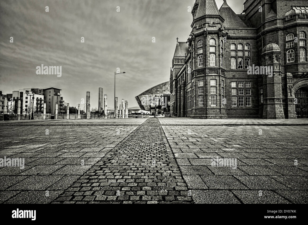 Cardiff Bay in the city of Cardiff, Wales in the United Kingdom Stock Photo