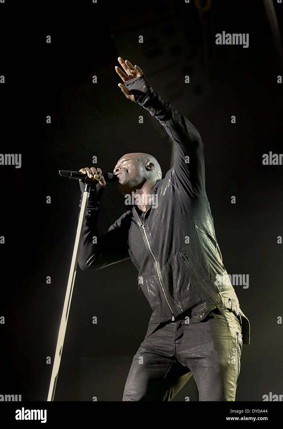 Seal performing live in concert at the Manchester O2 Apollo Featuring