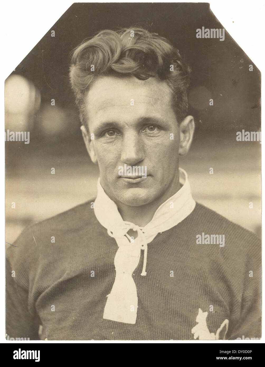 This 1924 photograph shows Jim Craig, a prominent three-quarter back ...