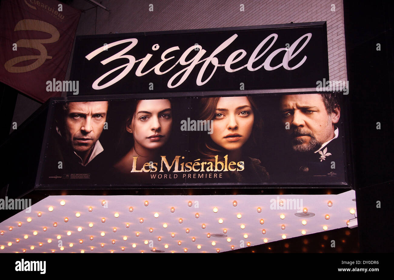Les Miserables New York Premiere Arrivals at the Ziegfeld Theatre