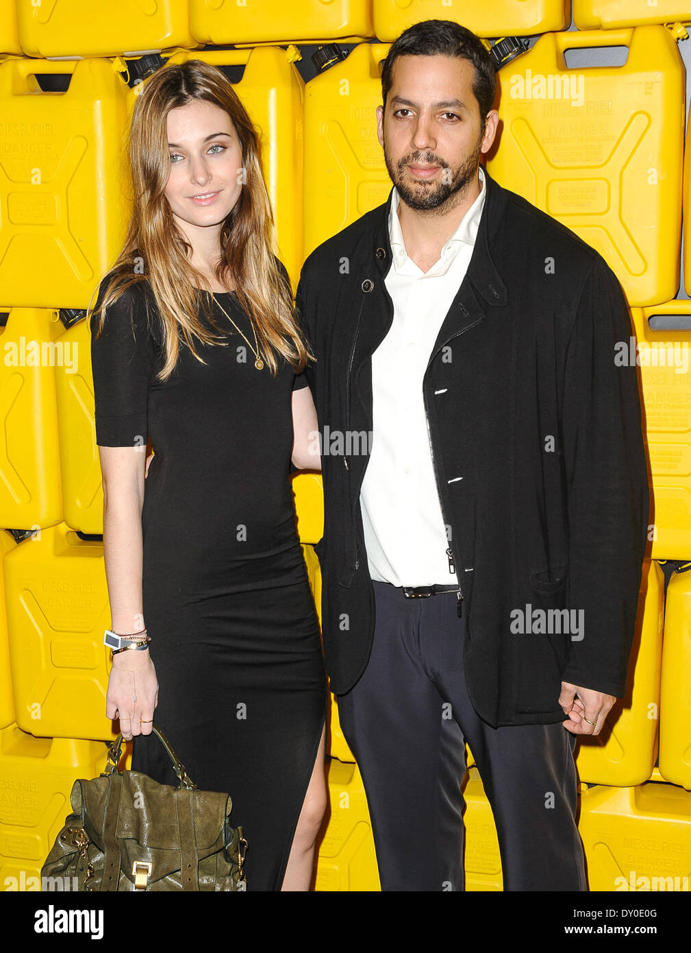 7th Annual Charity Ball benefiting Charity:Water - Arrivals Featuring: David Blaine,Alizee Guinochet Where: New York United States When: 10 Dec 2012 Stock Photo