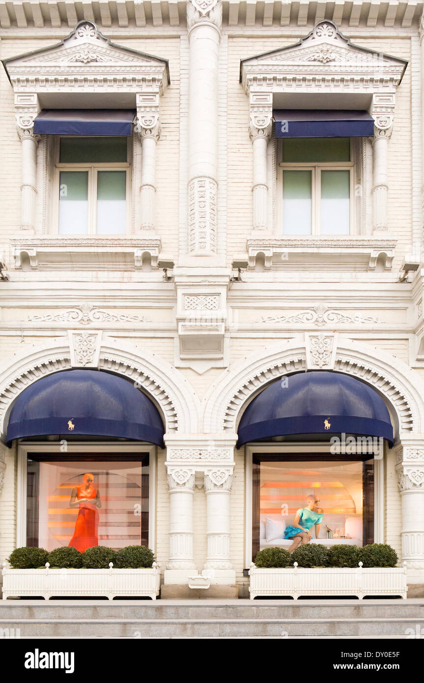 Exterior view of the Ralph Lauren designer shop in Moscow Stock Photo -  Alamy