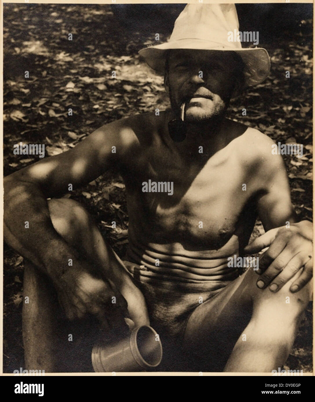 Chris Vandyke from Camping trips on Culburra Beach by Max Dupain and Olive Cotton Stock Photo