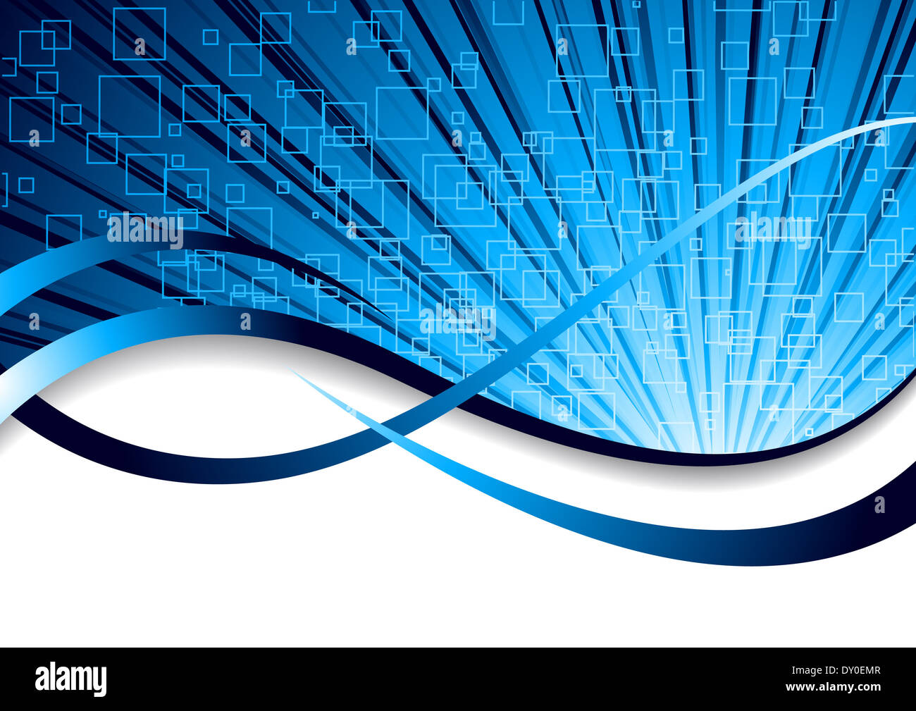 Vector abstract background in blue color; clip-art Stock Photo - Alamy