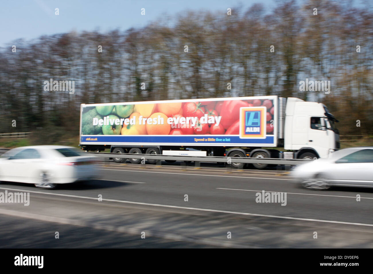 Aldi lorry hires stock photography and images Alamy