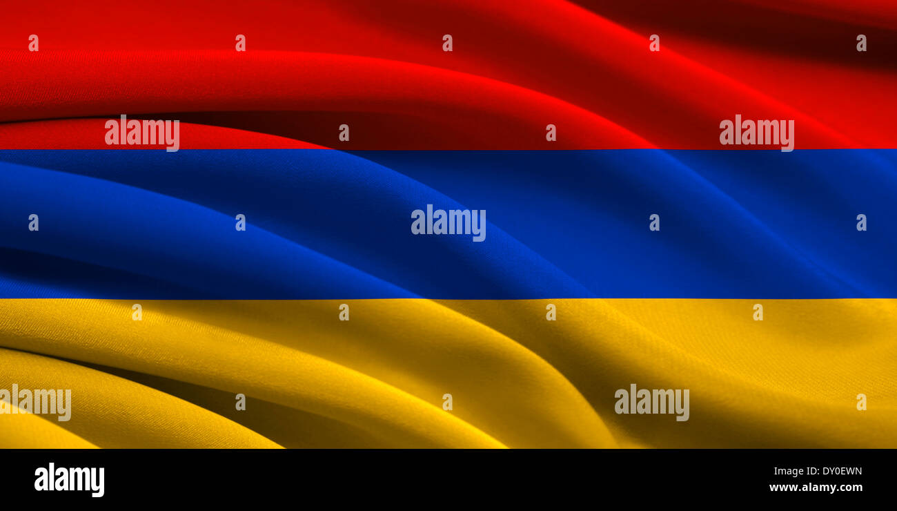 National flag armenia flying in hi-res stock photography and images - Alamy
