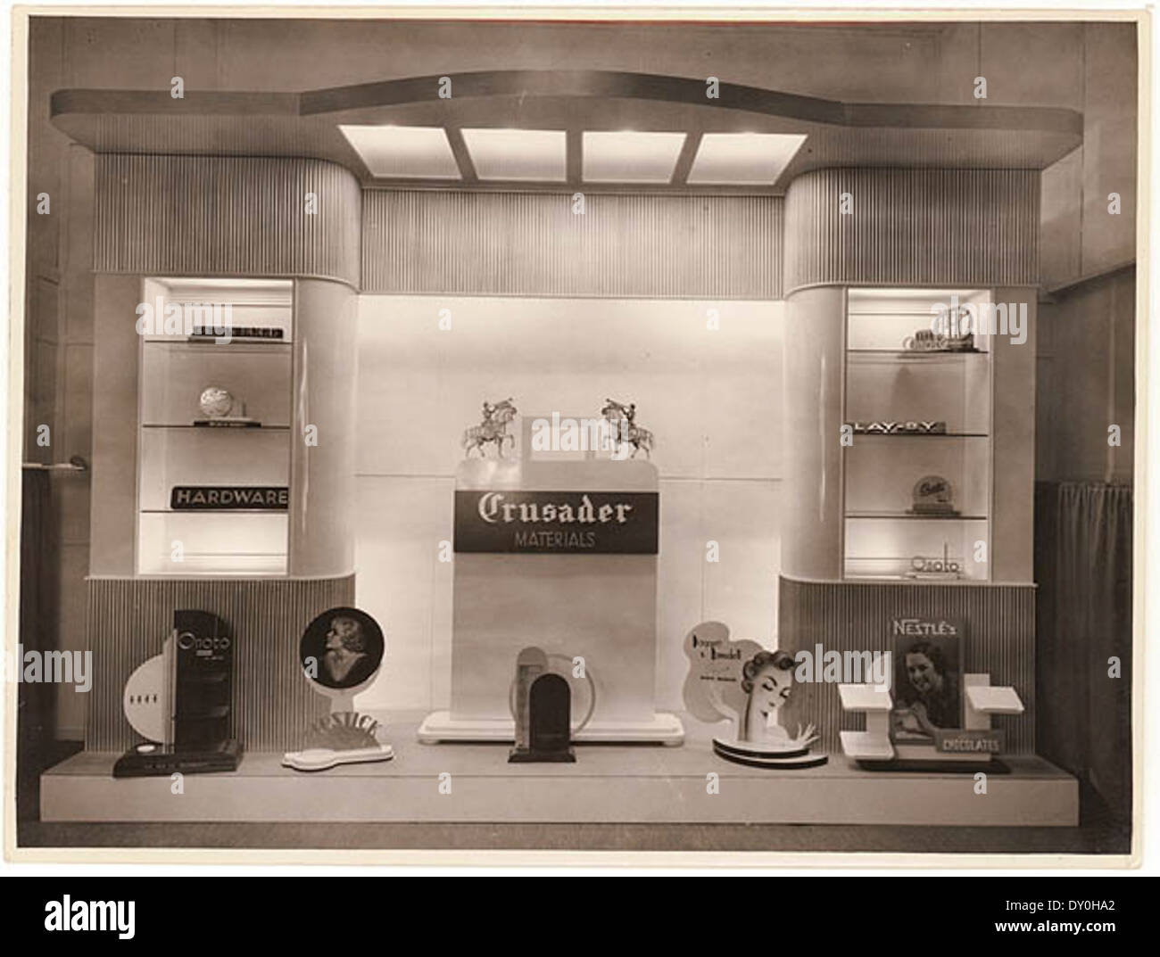 Art Deco advertising, Sydney, 1930's / Sam Hood Stock Photo Alamy