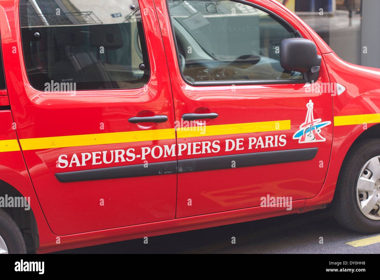 Sapeurs-Pompiers de Paris - Paris Fire Brigade Stock Photo