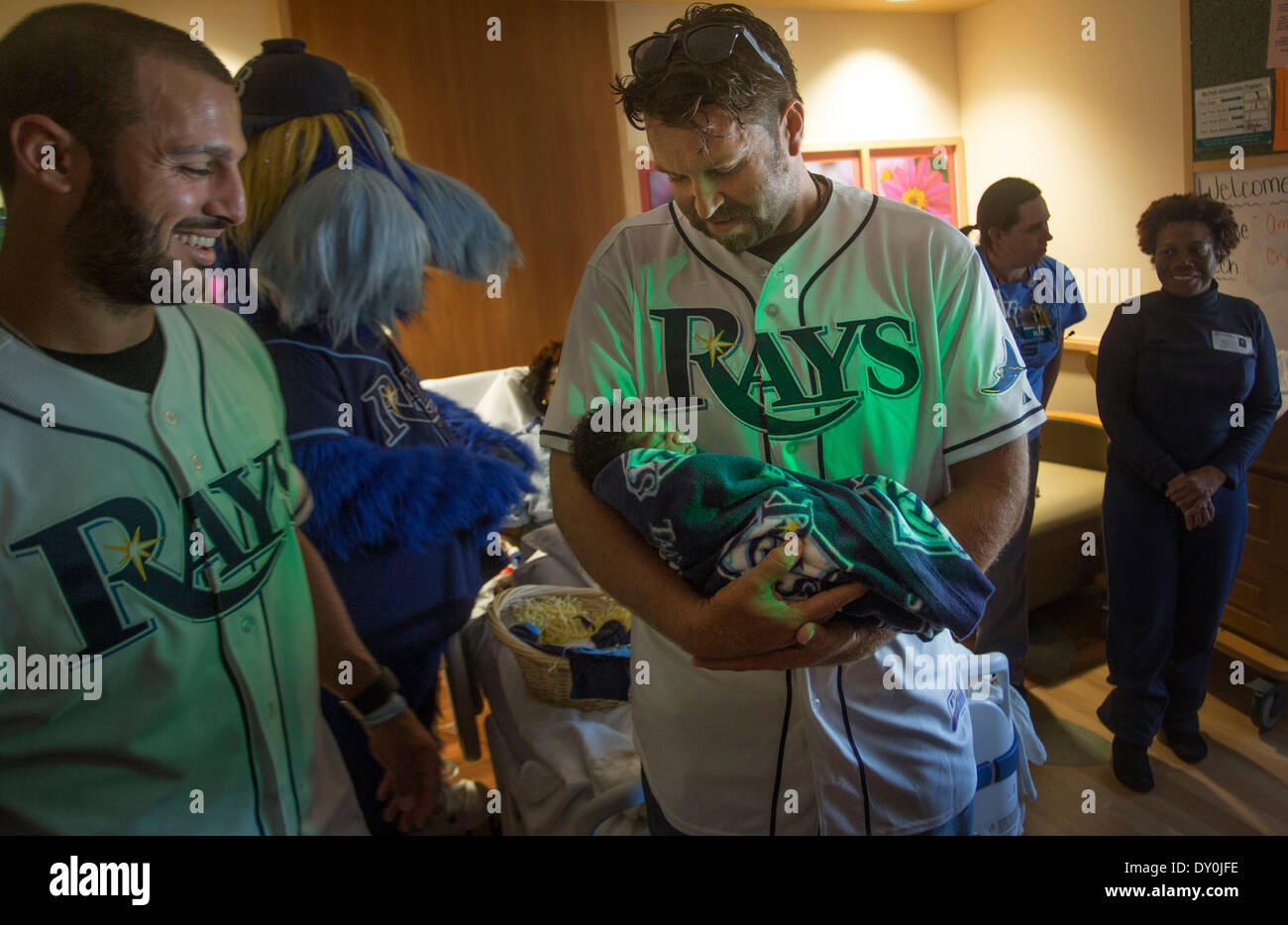 St. Petersburg, FL. USA; Tampa Bay Rays fans celebrating Pride Night at the  ball park during a major league baseball game against the Chicago White S  Stock Photo - Alamy