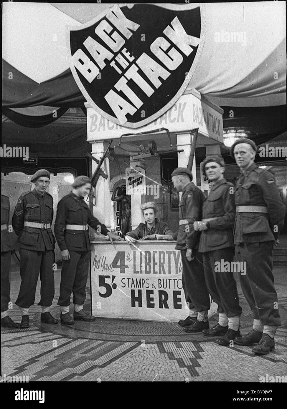 Australian war posters Black and White Stock Photos & Images - Alamy