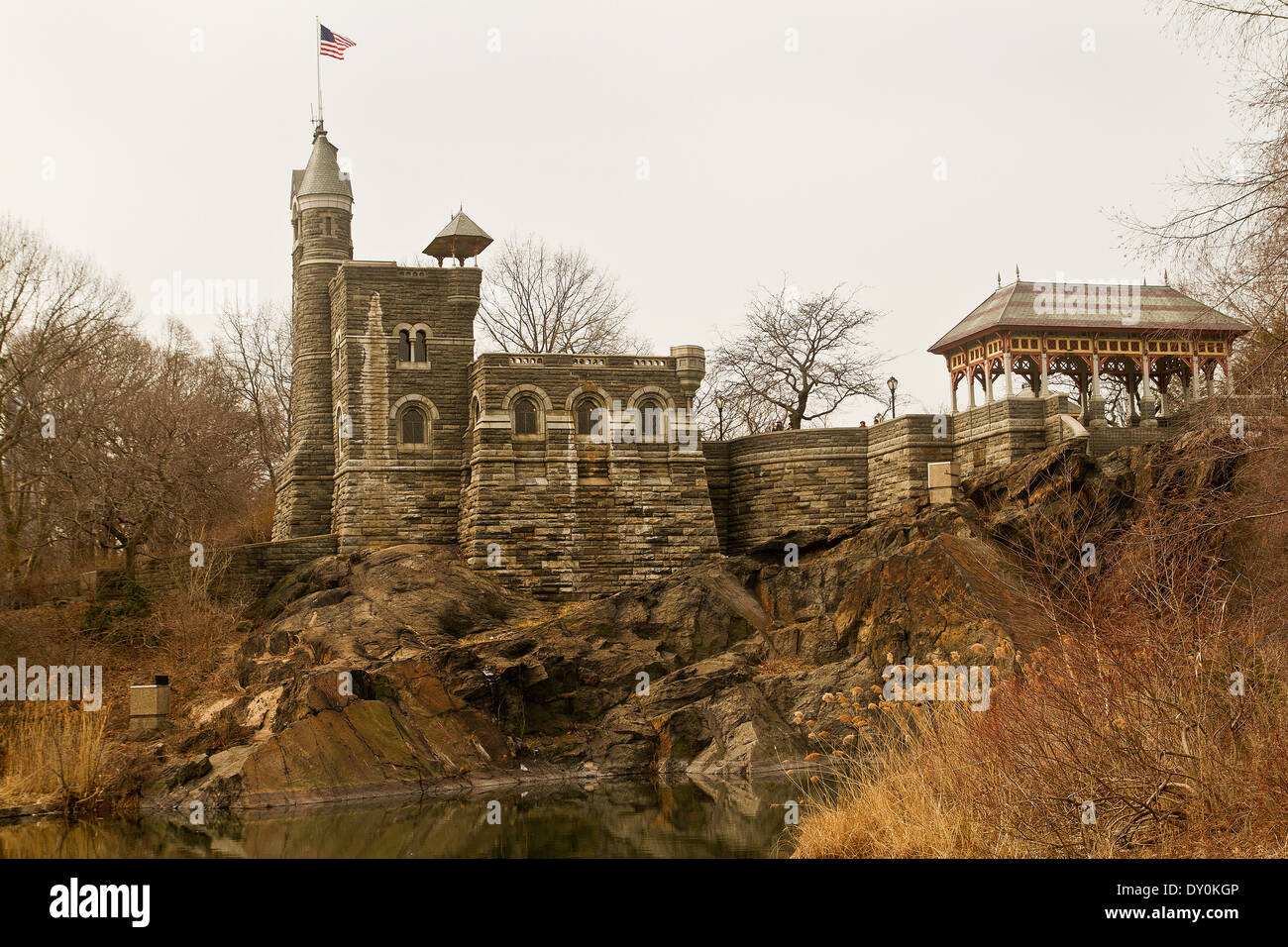 Belvedere Castle in Central Park New York 25.03.2014 Stock Photo - Alamy