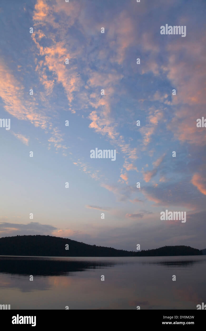 Sunset Over Smoke Lake, Algonquin Park, Ontario, Canada Stock Photo Alamy