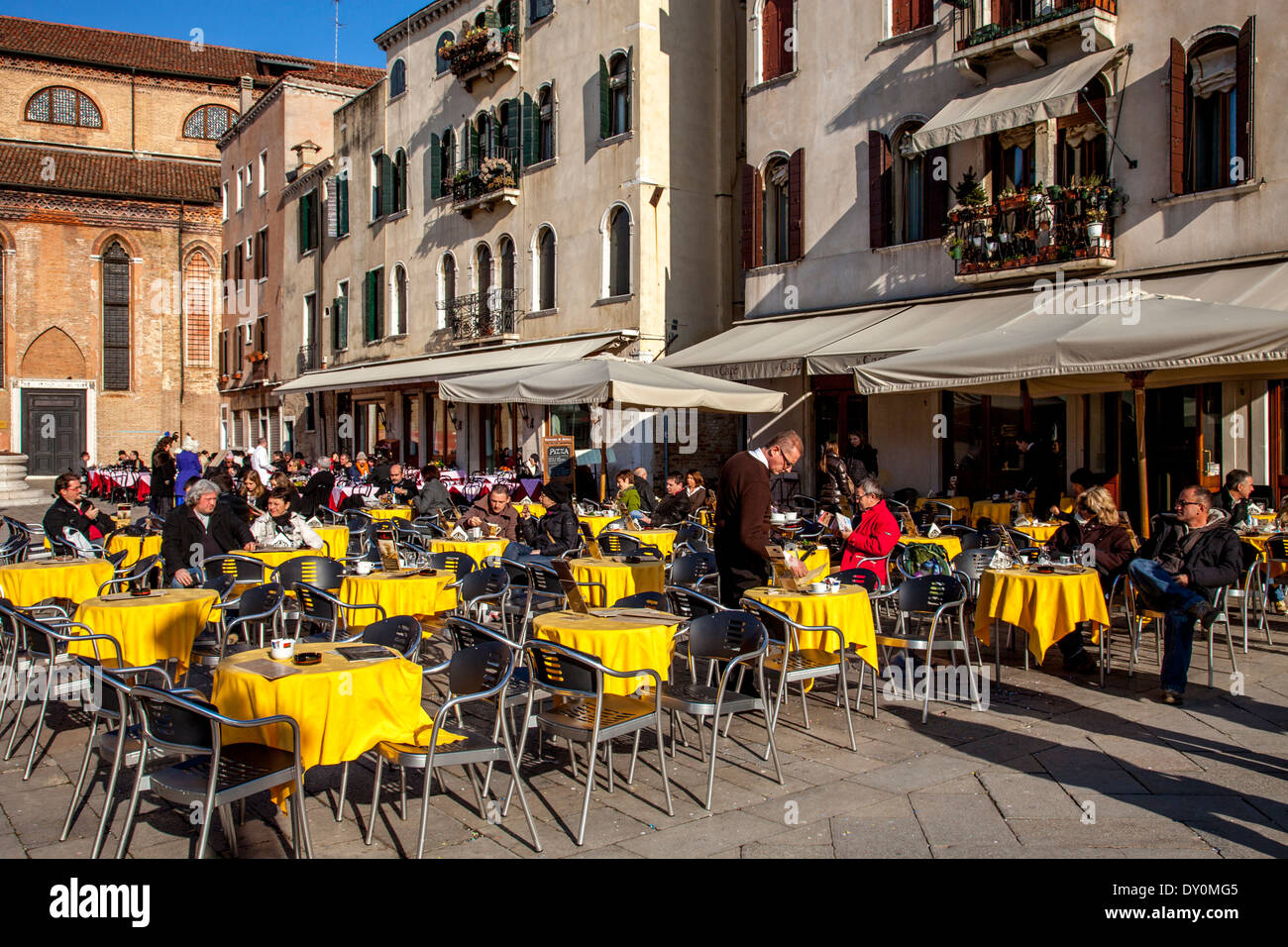 Venetian Cafe, Venice, Italy Stock Photo