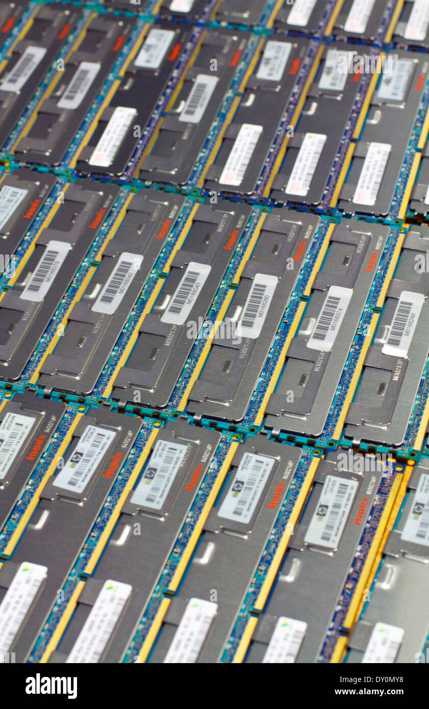 HP computer RAM Stock Photo Alamy