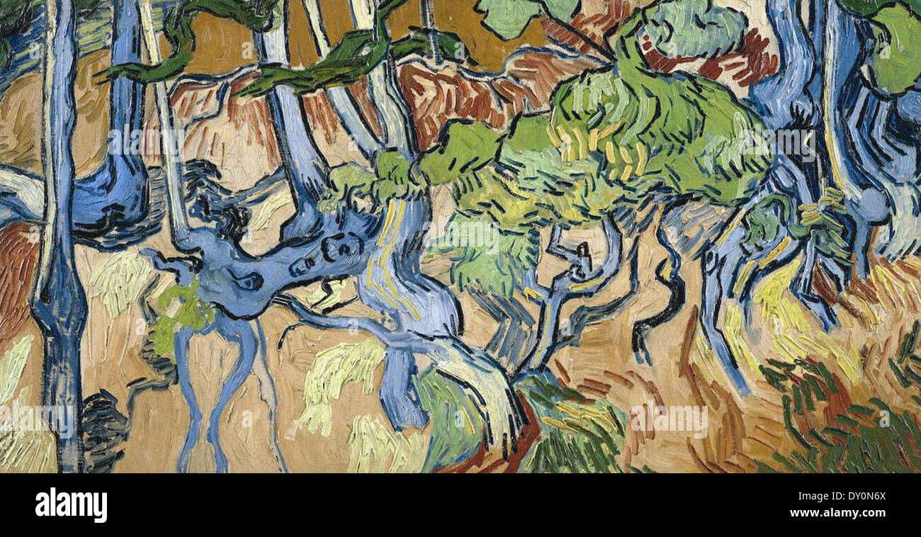 Tree With Roots Painting Van gogh tree hi-res stock photography and images - Alamy